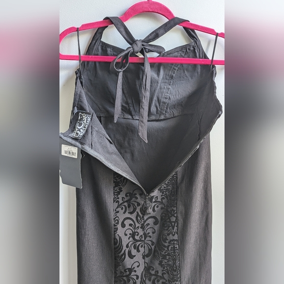 SALE!!!!!  NWT Killstar Bloodlust Halter Midi Dress Size L  (US SIZE 10) - Picture 13 of 13